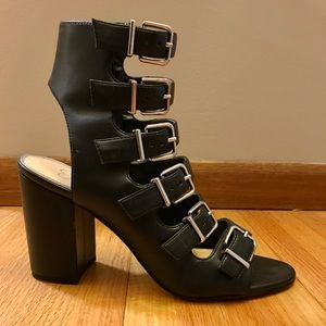 Jessica Simpson Black Strappy Sandals